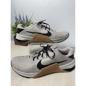 New Nike ID By You Men's Metcon 7 Size 9 Grey/Black DJ7031 991 RARE Fast Ship